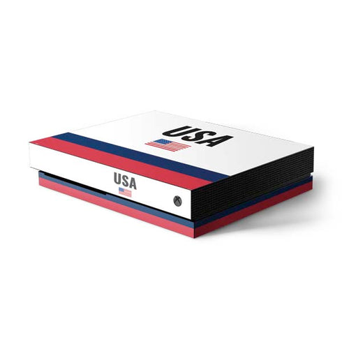USA American Flag Xbox One X Console Skin
