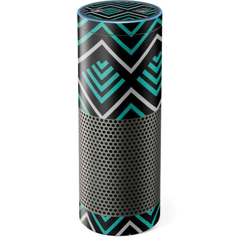 Techno Chevron Amazon Echo Skin