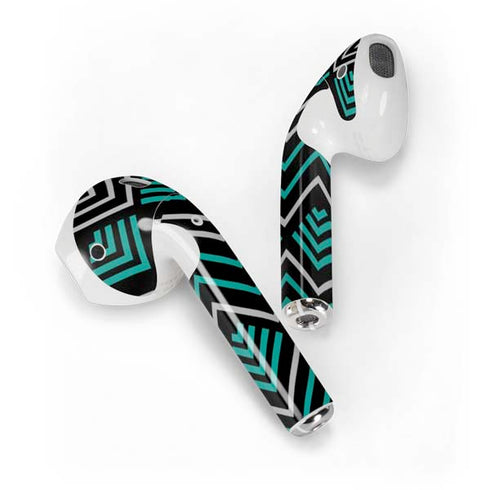 Techno Chevron Apple AirPods Skin