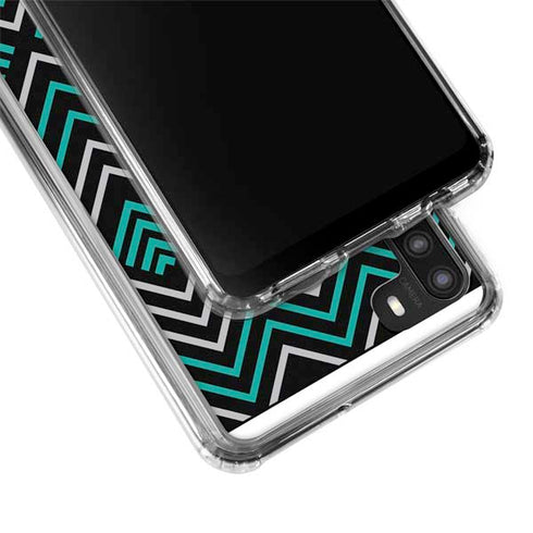 Techno Chevron Galaxy A21 Clear Case