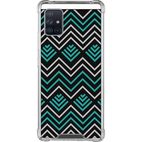 Techno Chevron Galaxy A51 5G Clear Case