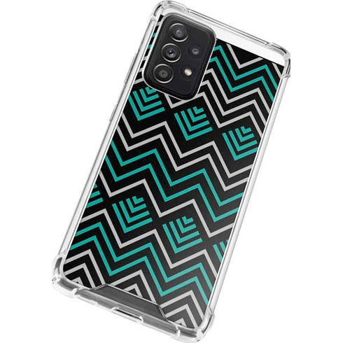 Techno Chevron Galaxy A72 5G Clear Case