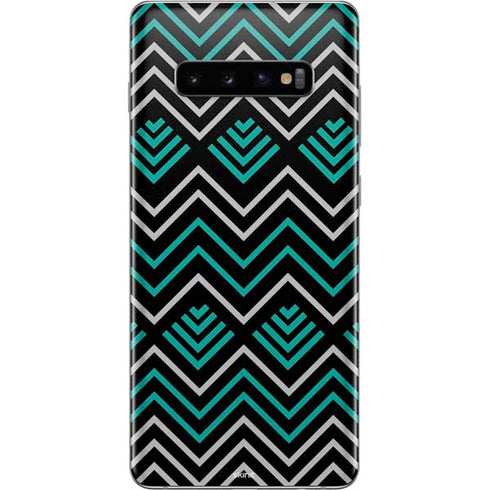 Techno Chevron Galaxy S10 Plus Skin