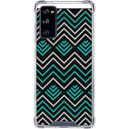 Techno Chevron Galaxy S20 FE Clear Case
