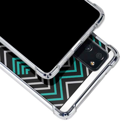 Techno Chevron Galaxy S20 FE Clear Case