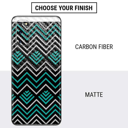 Techno Chevron Galaxy S20 Skin