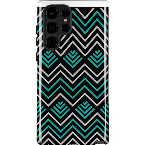 Techno Chevron Galaxy S22 Ultra Pro Case