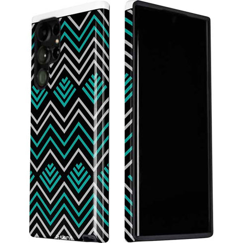 Techno Chevron Galaxy S22 Ultra Pro Case