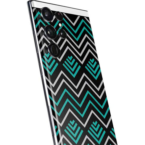 Techno Chevron Galaxy S22 Ultra Skin