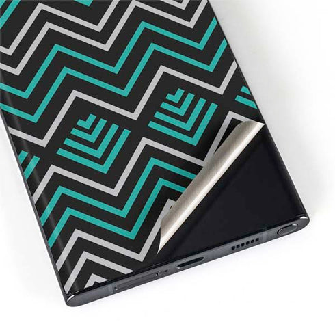 Techno Chevron Galaxy S22 Ultra Skin