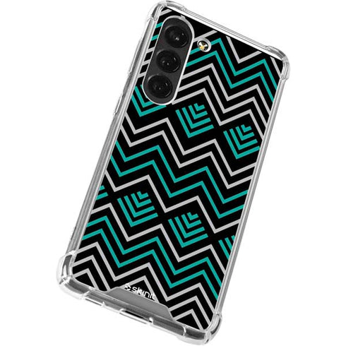 Techno Chevron Galaxy S23 Clear Case