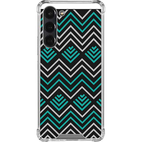 Techno Chevron Galaxy S23 Plus Clear Case