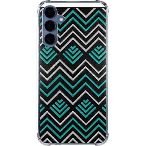 Techno Chevron Galaxy S24 Clear Case