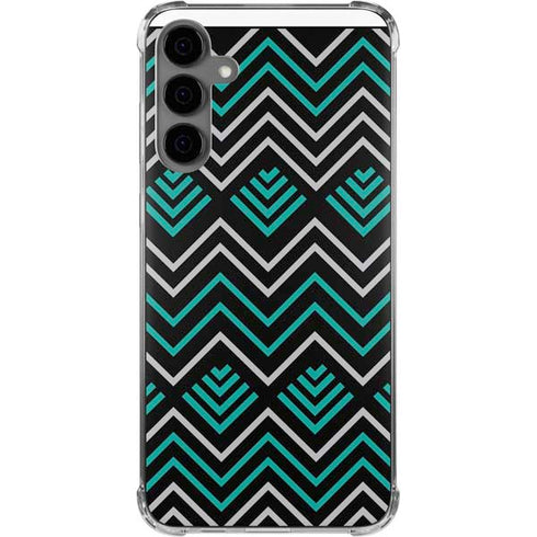Techno Chevron Galaxy S24 Plus Clear Case