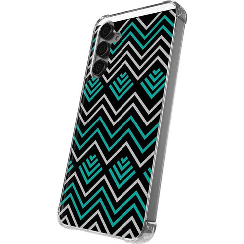 Techno Chevron Galaxy S24 Plus Clear Case
