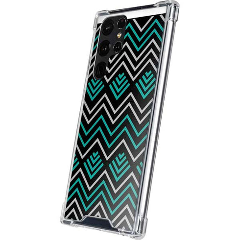 Techno Chevron Galaxy S24 Ultra Clear Case