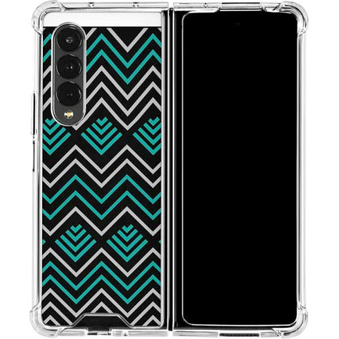 Techno Chevron Galaxy Z Fold4 5G Clear Case