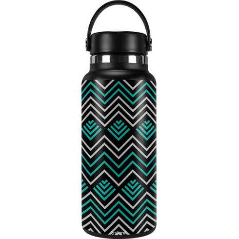 Techno Chevron Hydro Flask 32oz Wide Mouth Skin