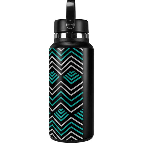 Techno Chevron Hydro Flask 32oz Wide Mouth Skin