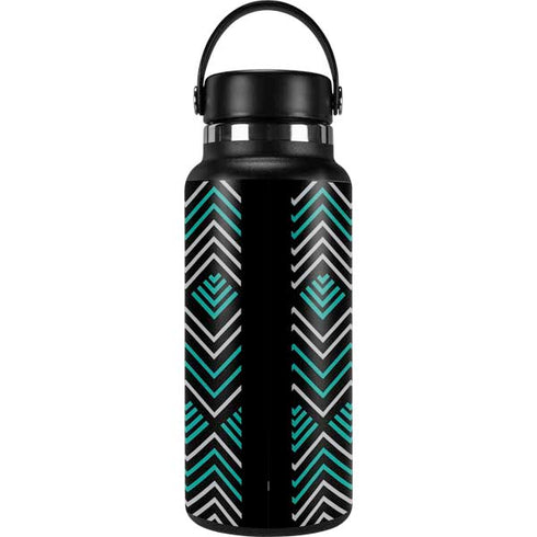 Techno Chevron Hydro Flask 32oz Wide Mouth Skin