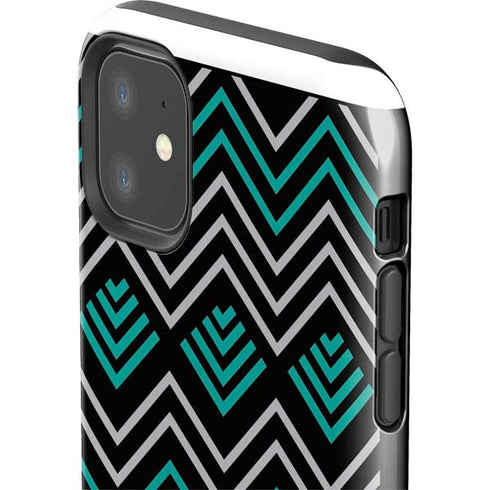 Techno Chevron iPhone 11 Impact Case
