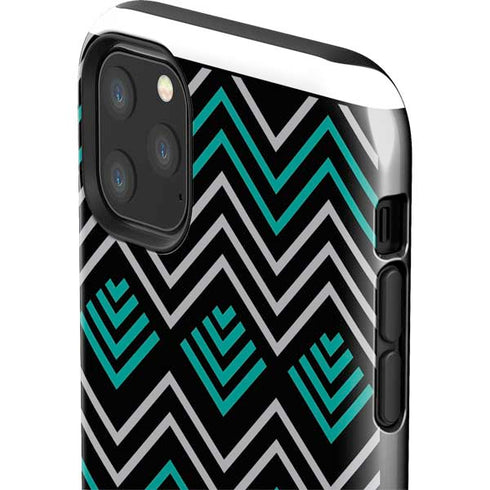Techno Chevron iPhone 11 Pro Max Impact Case