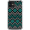 Techno Chevron iPhone 12 Clear Case