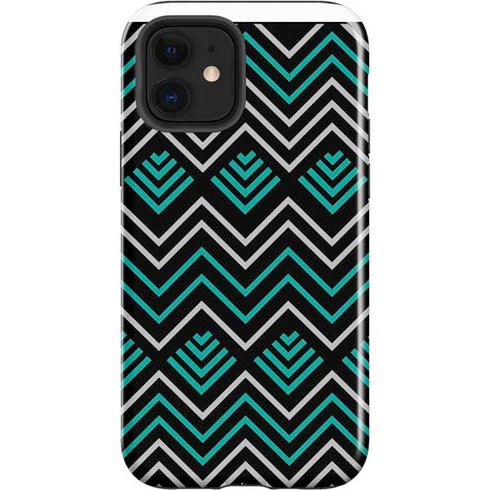 Techno Chevron iPhone 12 Impact Case