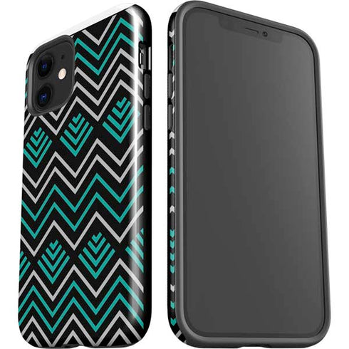 Techno Chevron iPhone 12 Impact Case