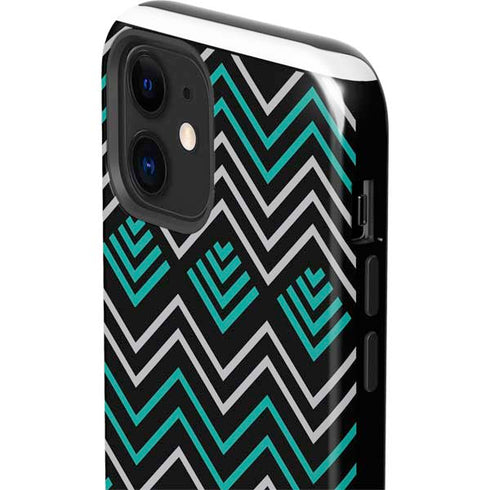 Techno Chevron iPhone 12 Mini Impact Case