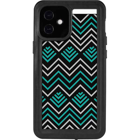 Techno Chevron iPhone 12 Mini Waterproof Case