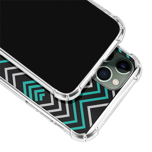 Techno Chevron iPhone 12 Pro Max Clear Case
