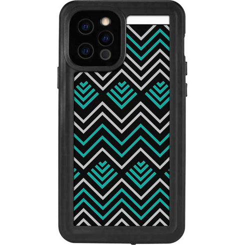 Techno Chevron iPhone 12 Pro Waterproof Case