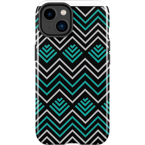 Techno Chevron iPhone 14 Plus Impact Case