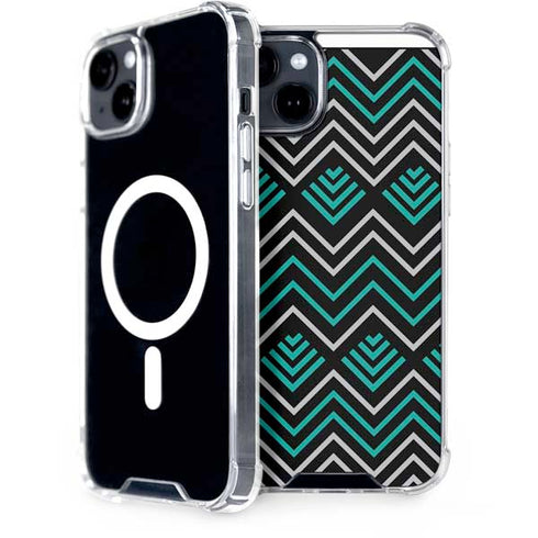 Techno Chevron iPhone 14 Plus MagSafe Case