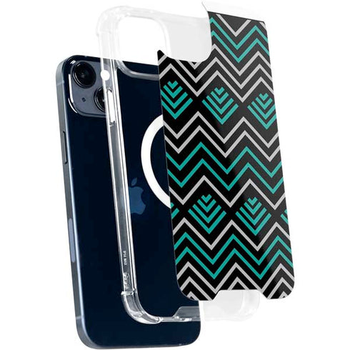 Techno Chevron iPhone 14 Plus MagSafe Case