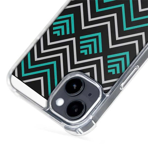 Techno Chevron iPhone 14 Plus MagSafe Case
