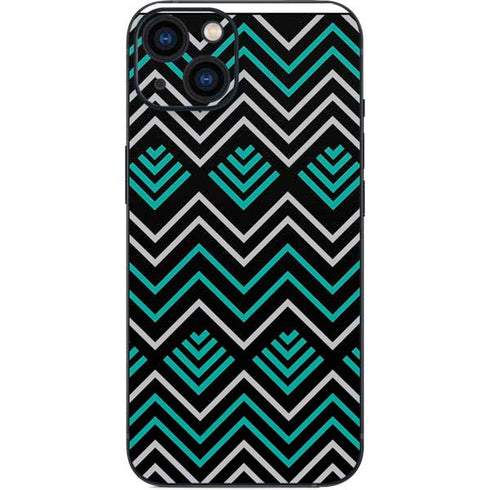 Techno Chevron iPhone 14 Plus Skin