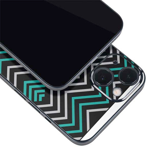 Techno Chevron iPhone 15 Plus Skin