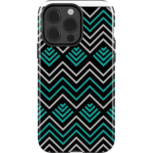 Techno Chevron iPhone 15 Pro Impact Case