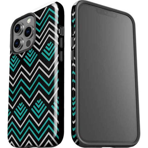 Techno Chevron iPhone 14 Pro Impact Case