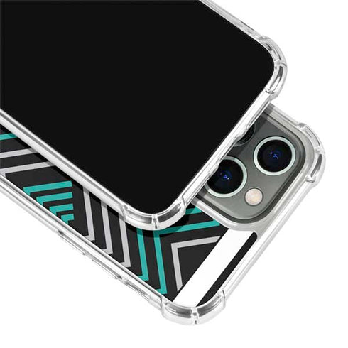 Techno Chevron iPhone 15 Pro Max Clear Case