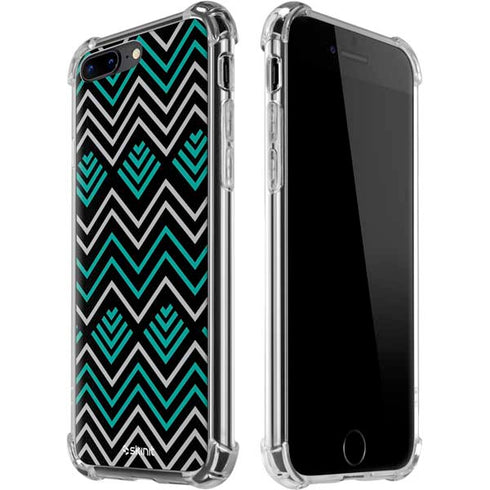 Techno Chevron iPhone 7/8 Plus Clear Case