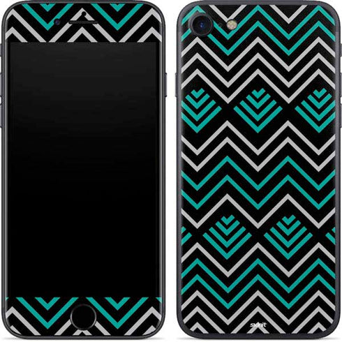 Techno Chevron iPhone 8 Skin