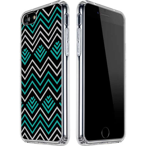 Techno Chevron iPhone SE (2nd & 3rd Gen) Clear Case