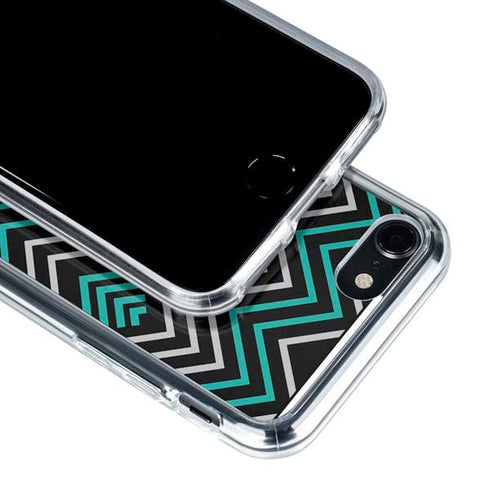Techno Chevron iPhone SE (2nd & 3rd Gen) Clear Case