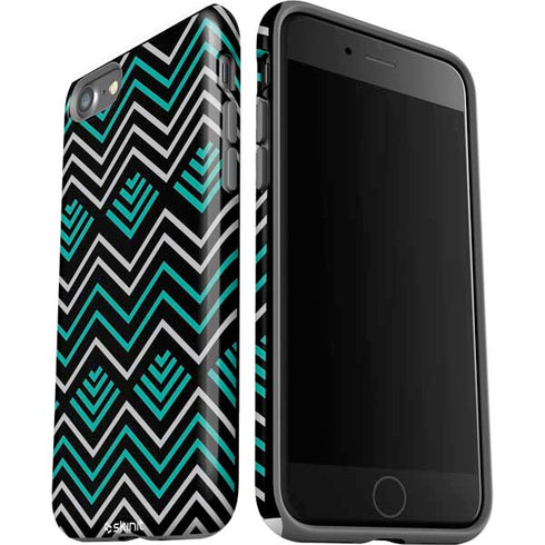 Techno Chevron iPhone SE (2nd & 3rd Gen) Pro Case