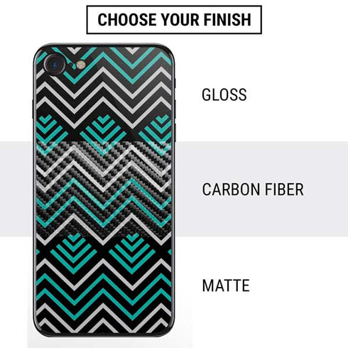 Techno Chevron iPhone SE (2nd & 3rd Gen) Skin