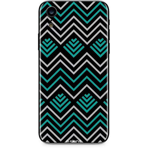 Techno Chevron iPhone XR Skin