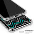 Techno Chevron iPhone XS Max Clear Case